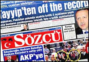 Sözcü, 'Off the record' dinlemedi